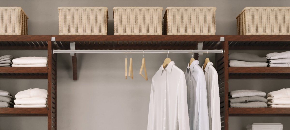Solid Wood Shelves for Closets - John Louis Home