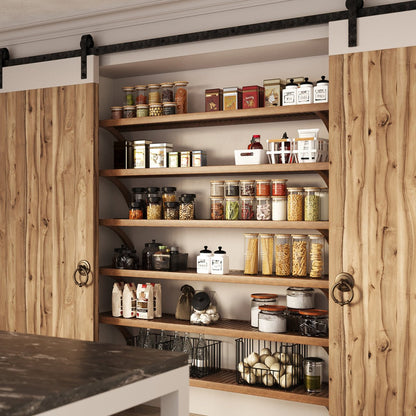 Solid Wood 4 ft. Shelf Kit - John Louis Home - Closet Shelves