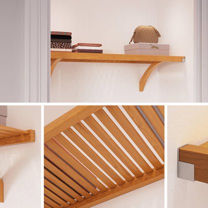 Solid Wood 4 ft. Shelf Kit - John Louis Home - Closet Shelves