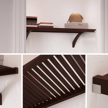 Solid Wood 4 ft. Shelf Kit - John Louis Home - Closet Shelves