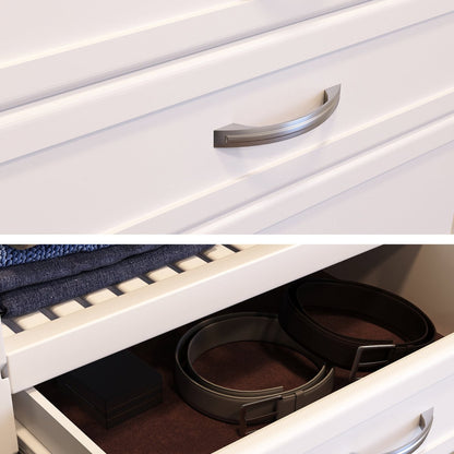 Solid Wood Closet Organizer with 3 Drawers and Doors Shaker - John Louis Home - Closet Organizers