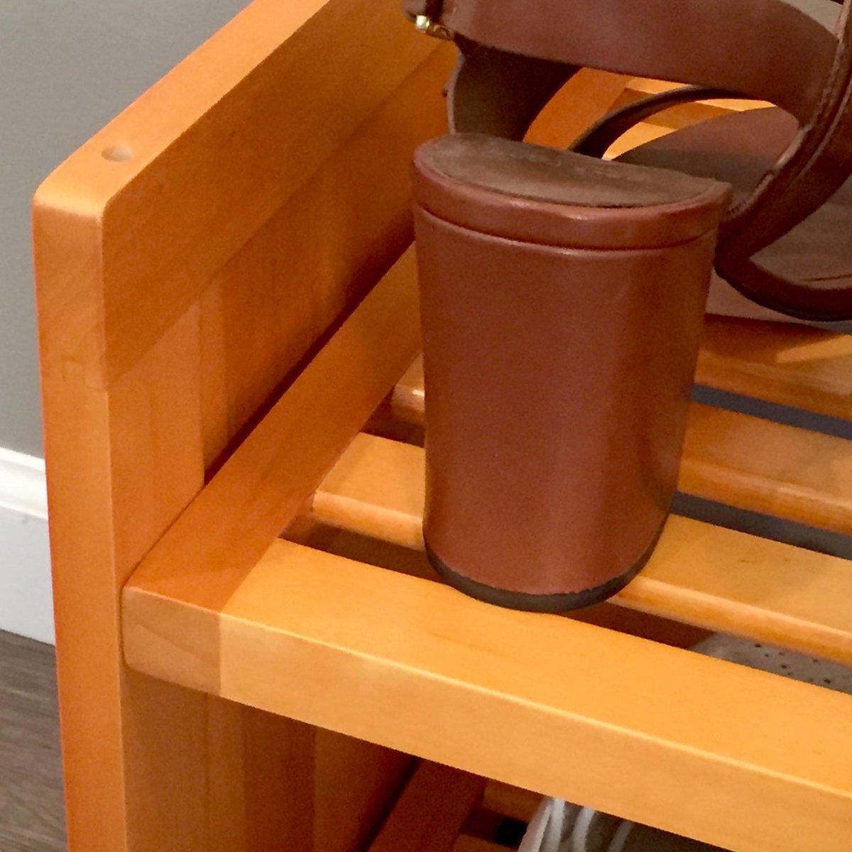 Solid Wood Shoe Storage Rack - John Louis Home - Shoe Racks & Organizers